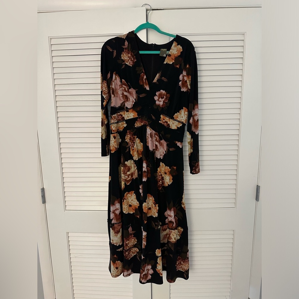 Floral Long-Sleeve Dress